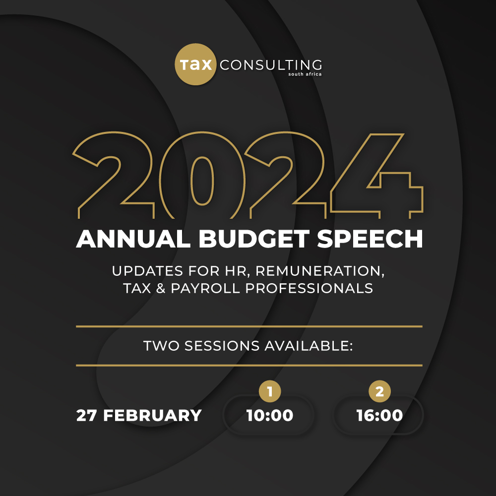 Tax Consulting South Africa’s Annual Budget Update for HR, Remuneration ...